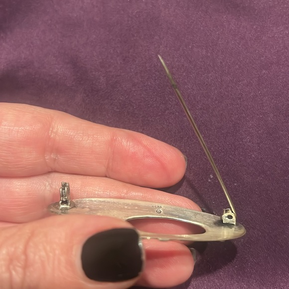 Vintage Silver Heart Brooch - Picture 13 of 17